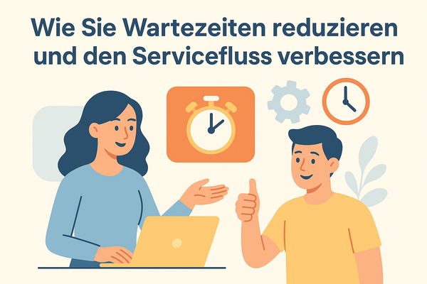 Wie Sie Wartezeiten reduzieren und den Servicefluss verbessern ⏱️👌