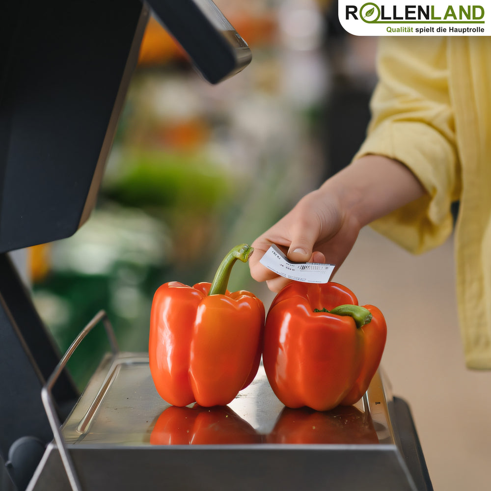 Étiquettes thermiques vierges 58x53x40, 24 rouleaux